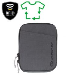 Kompaktowa torba podróżna Lifeventure RFID 155×120×20 mm. Szare torby na ramię Lifeventure, bez wzorów, na ramię, bez dodatków. Za 102.80 zł.