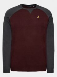 Brave Soul Sweter MK-230HIGGS Bordowy Regular Fit. Czerwone swetry rozpinane Brave Soul, m, bez wzorów, z wiskozy, bez kołnierzyka, bez ramiączek. Za 39.99 zł.