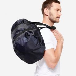 Torba jamnik Move 100 30 L składana. Niebieskie torby na ramię Decathlon, bez wzorów, z materiału, na ramię, małe, bez dodatków. Za 24.99 zł.