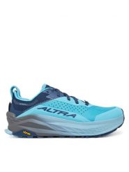 Altra Trekkingi Olympus 6 AL0A85NJ4 Niebieski. Niebieskie buty trekkingowe Altra, bez wzorów, z materiału, bez zapięcia. Za 739.99 zł.
