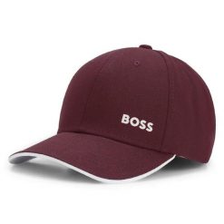 Czapka z daszkiem BOSS Cap-Bold czerwony (50519219-614). Czerwone czapki z daszkiem Boss, bez wzorów. Za 139.00 zł.