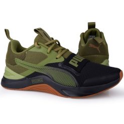 Buty męskie treningowe Puma PROSPECT NEO FORCE. Czarne buty do biegania Puma, bez wzorów, do biegania. W wyprzedaży za 239.00 zł.