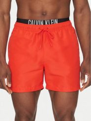 Calvin Klein Swimwear Szorty kąpielowe KM0KM01093 Czerwony Regular Fit. Czerwone kąpielówki Calvin Klein Swimwear, m, bez wzorów, z syntetyku. Za 189.99 zł.
