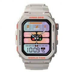 Smartwatch Zeblaze Ares GPS (biały). Białe zegarki smartwatch Zeblaze, z aplikacjami, z koronki. Za 199.00 zł.