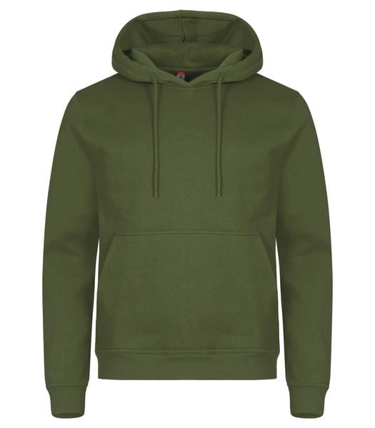 Clique Bluza z kapturem Miami z bawełny i poliestru z recyklingu – olive Green. Zielone bluzy z kapturem CLIQUE, m, bez wzorów, z bawełny, z kapturem. Za 166.63 zł.