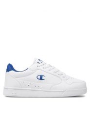 Champion Sneakersy New Court Low Cut Shoe S22075-CHA-WW008 Biały. Białe buty sportowe casual Champion, bez wzorów, ze skóry, bez zapięcia. Za 109.99 zł.