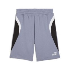 Szorty Puma Block. Fioletowe krótkie spodenki sportowe Puma, s, bez wzorów, z bawełny. Za 89.00 zł.