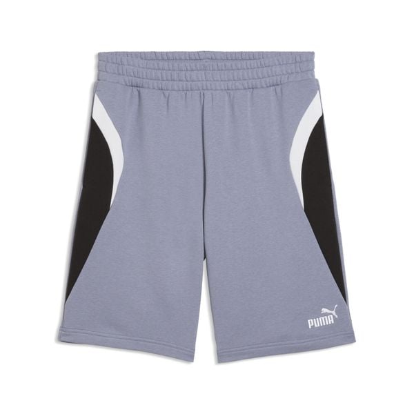 Szorty Puma Block. Fioletowe krótkie spodenki sportowe Puma, s, bez wzorów, z bawełny. Za 89.00 zł.