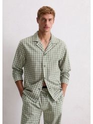 Marc O´Polo Koszulka piżamowa w kolorze zielono-kremowym rozmiar: M. Białe piżamy m, bez wzorów, z bawełny, bez ramiączek. Za 128.55 zł.