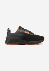 Szaro-Pomarańczowe Buty Sportowe Sneakersy Ozdobione Tłoczeniem Sarivara. Szare buty sportowe casual Born2be, bez wzorów, z jeansu, bez zapięcia. W wyprzedaży za 71.99 zł.