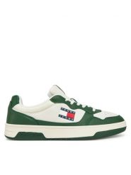 Tommy Jeans Sneakersy (New) Tjm Cupsole Leather Ess EM0EM01443 Biały. Białe buty sportowe casual Tommy Jeans, bez wzorów, z jeansu, bez zapięcia. Za 219.99 zł.