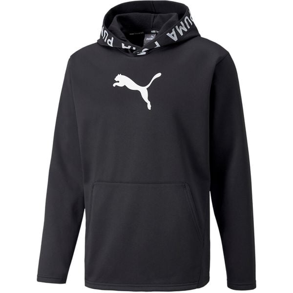 Bluza dresowa męska Puma TRAIN PWR. Czarne bluzy z kapturem Puma, m, bez wzorów, z dresówki, z kapturem. Za 99.00 zł.