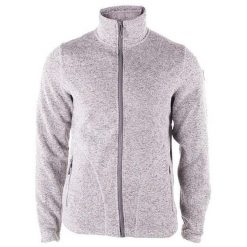 Bluza męska Richard Fleece jasnoszara. Szare bluzy Weather Report, m, bez wzorów, bez kaptura. Za 149.99 zł.