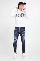 Jeansy męskie Super Twinnky Jean DSQUARED2. Jeansy Dsquared2, m. W wyprzedaży za 2,069.25 zł.
