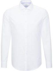 Seidensticker Koszula - Slim fit - w kolorze białym rozmiar: 39. Białe koszule Seidensticker, bez wzorów, z bawełny, bez kołnierzyka, bez ramiączek. Za 149.95 zł.