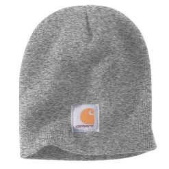 Czapka Carhartt Acrylic Knit Hat HGY Heather. Szare czapki zimowe Carhartt, bez wzorów. Za 70.99 zł.