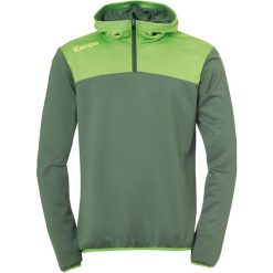 Bluza z kapturem Emotion 2.0 Kempa Quarter Zip. Zielone bluzy z kapturem Kempa, bez wzorów, z kapturem. Za 191.65 zł.