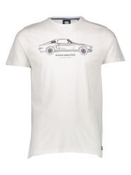 Petrol Industries Koszulka w kolorze białym rozmiar: M. Białe bezrękawniki Petrol Industries, m, bez wzorów, z bawełny, bez kołnierzyka, bez ramiączek. Za 48.50 zł.