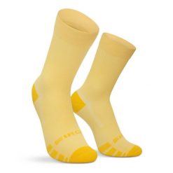 Skarpetki gravel Kolarstwo Siroko GS1 Yellow. Żółte skarpety SIROKO, bez wzorów, z tkaniny. Za 71.00 zł.