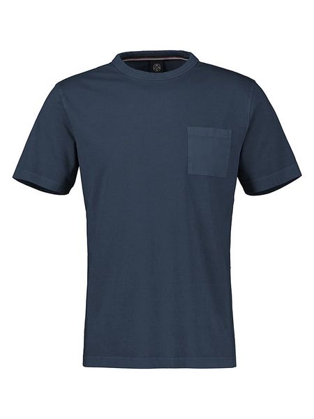 Lerros Koszulka w kolorze granatowym rozmiar: 3XL. Niebieskie bezrękawniki Lerros, xl, bez wzorów, z bawełny, bez kołnierzyka, bez ramiączek. Za 65.69 zł.