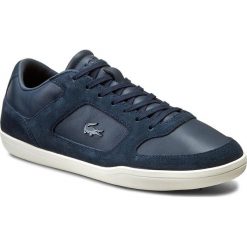 Sneakersy LACOSTE - Court-Minimal 316 1 7-32CAM0053003 Nvy. Niebieskie buty sportowe casual LACOSTE, bez wzorów, z materiału, bez zapięcia. W wyprzedaży za 299.00 zł.