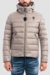 BLAUER Szara kurtka męska Acton Short Jackets, Rozmiar XL. Szare kurtki Blauer USA, l, bez wzorów, z poliamidu, bez kaptura. W wyprzedaży za 1,299.99 zł.