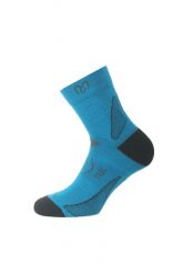 Skarpety Merino TNW. Niebieskie skarpety LASTING, bez wzorów, z elastanu. Za 58.00 zł.
