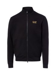 EA7 Emporio Armani bluza z kapturem Mężczyźni Bawełna (100%) czarny, XL. Czarne bluzy z kapturem EA7 Emporio Armani, m, bez wzorów, z bawełny, z kapturem. Za 499.95 zł.