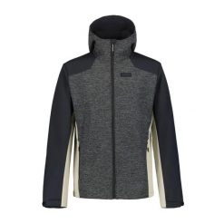 Techniczna kurtka softshell do wędrówek Icepeak Beedeville. Czarne kurtki Icepeak, s, bez wzorów, z softshellu, bez kaptura. Za 358.00 zł.