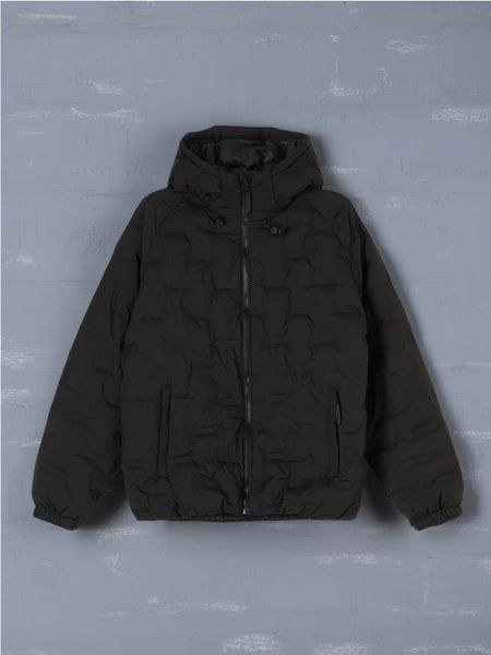 Kurtka z kapturem SNSY PERFORMANCE - czarny. Czarne kurtki Sinsay, l, bez wzorów, z kapturem. W wyprzedaży za 89.99 zł.