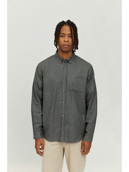 MAZINE Koszula "Simo" w kolorze antracytowym rozmiar: S. Czarne koszule MAZINE, s, bez wzorów, z bawełny, bez kołnierzyka, bez ramiączek. Za 109.00 zł.