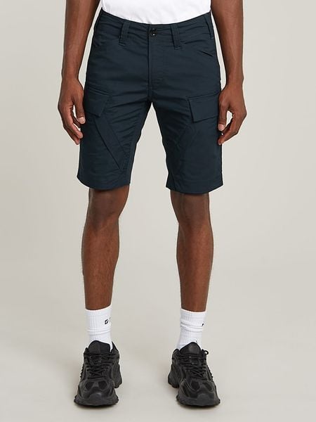 G-Star Bojówki w kolorze granatowym rozmiar: W32. Niebieskie joggery i bojówki G-Star, bez wzorów, retro. Za 178.79 zł.