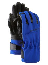 Burton Rękawiczki narciarskie "[ak] Tech" w kolorze czarno-niebieskim rozmiar: M. Czarne rękawiczki Burton, bez wzorów, ze skóry. Za 179.95 zł.
