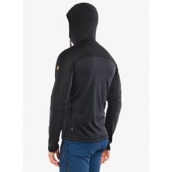 Bluza trekkingowa męska Fjallraven Abisko Trail Fleece. Czarne bluzy Fjällräven, m, bez wzorów, bez kaptura. Za 566.99 zł.