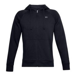 Męska Bluza Z Kapturem Rival Fleece Full Zip. Czarne bluzy z kapturem Under Armour, m, bez wzorów, z kapturem. Za 327.99 zł.