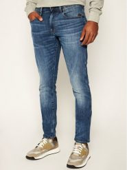G-Star Raw Jeansy Revend 51010-8968-6028 Granatowy Skinny Fit. Niebieskie jeansy G-Star Raw, m. Za 339.99 zł.
