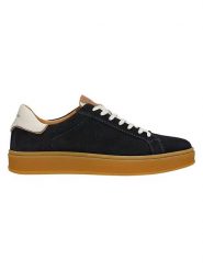 Wojas Skórzane sneakersy w kolorze granatowym rozmiar: 44. Niebieskie buty sportowe casual Wojas, bez wzorów, bez zapięcia. Za 239.95 zł.