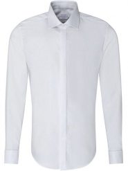 Seidensticker Koszula - Shaped fit - w kolorze białym rozmiar: 38. Białe koszule Seidensticker, bez wzorów, z bawełny, bez kołnierzyka, bez ramiączek. Za 141.19 zł.