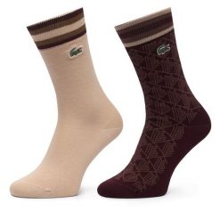 Skarpety długie Lacoste. Skarpety LACOSTE, bez wzorów. Za 124.99 zł.