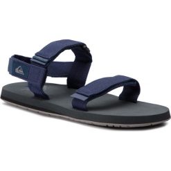 Sandały QUIKSILVER - AQYL100748 Xbsb. Niebieskie sandały Quiksilver, z materiału, bez zapięcia. W wyprzedaży za 129.00 zł.
