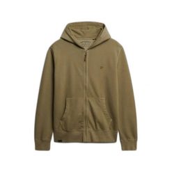Bluza z kapturem i zamkiem błyskawicznym Superdry Classic Essential Ziphood. Zielone bluzy z kapturem Superdry, na lato, xl, bez wzorów, z kapturem. Za 327.20 zł.