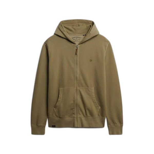 Bluza z kapturem i zamkiem błyskawicznym Superdry Classic Essential Ziphood. Zielone bluzy z kapturem Superdry, na lato, xl, bez wzorów, z kapturem. Za 342.70 zł.