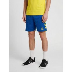 Szorty Hummel Core 2.0. Niebieskie szorty Hummel, bez wzorów, sportowe. Za 149.00 zł.