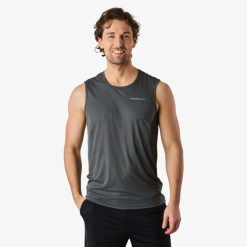 Koszulka treningowa męska Swedemount Ultra Light Tanktop szybkoschnąca. Niebieskie bezrękawniki SWEDEMOUNT, m, bez wzorów, z syntetyku, bez kołnierzyka, bez ramiączek. Za 99.99 zł.