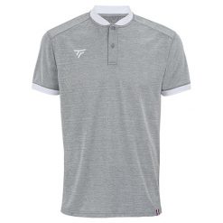 Polo Tecnifibre Team Mesh. Szare koszulki polo sportowe TECNIFIBRE, bez wzorów, z dzianiny, bez kołnierzyka, bez ramiączek, tenisowe. Za 210.80 zł.