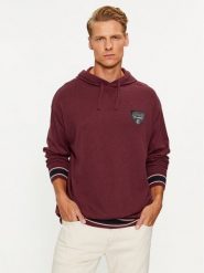 Armani Exchange Sweter 6RZM2A ZM3FZ 14AU Bordowy Regular Fit. Czerwone swetry rozpinane Armani Exchange, m, bez wzorów, z syntetyku, bez kołnierzyka, bez ramiączek. Za 409.99 zł.