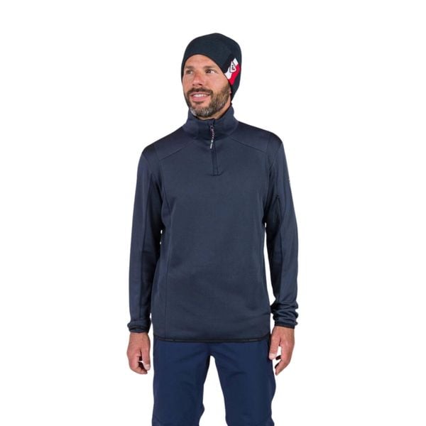 Bluza Rossignol męska Diretta Fleece HZ granatowa. Niebieskie bluzy Rossignol, m, bez wzorów, bez kaptura. W wyprzedaży za 594.65 zł.