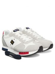 Blauer Sneakersy S6QUEENS01/MES Biały. Białe buty sportowe casual Blauer, bez wzorów, ze skóry, bez zapięcia. Za 559.99 zł.