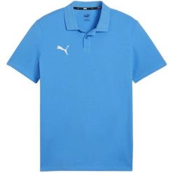 Koszulka Polo Męska Team Goal. Niebieskie koszulki polo Puma, m, bez wzorów, bez kołnierzyka, bez ramiączek. Za 149.99 zł.