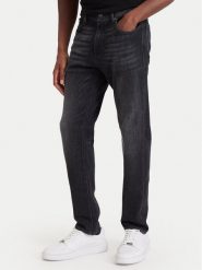 KARL LAGERFELD Jeansy 265512 564889 Czarny Tapered Fit. Czarne jeansy KARL LAGERFELD, m. Za 649.99 zł.